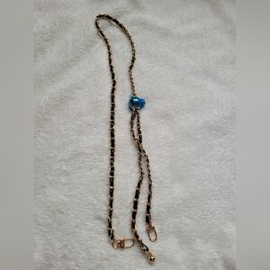 Unbranded adjustable faux leather chain strap